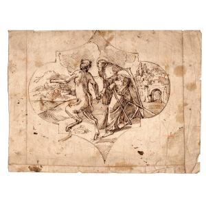 Temptations Of St. Anthony | China On Paper Venetian Master Of The 16th \ 17th Century