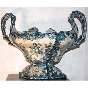 Large Decorated Centrepiece - Savona Ceramics