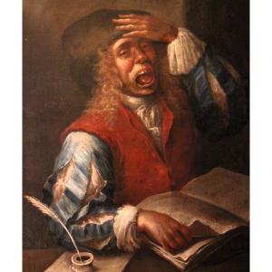 The Composer | Allegory Of Folly Lombard School, Early 18th Century 