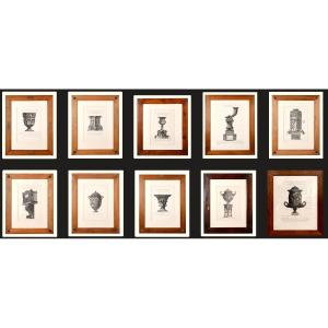 GIOVAN BATTISTA PIRANESI | Vases, candélabres, stèles, sarcophages, trépieds, .....