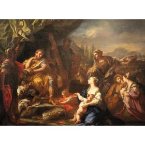 La famille de Dario aux pieds d’Alexandre, Sebastiano Conca (attribution de Roberto Longhi)