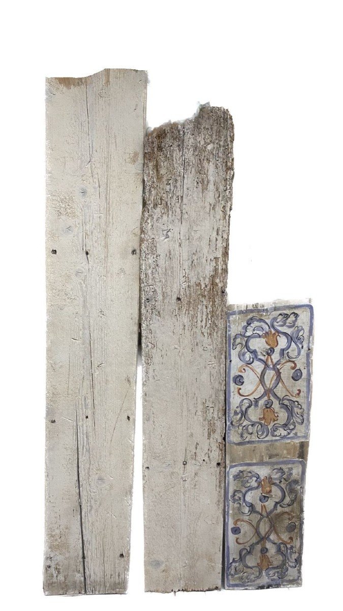Old Painted Beams Of The Eighteenth Century-photo-3