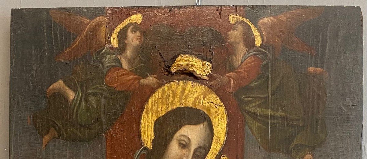 Madonna Di Custonaci, XVII Century.-photo-4