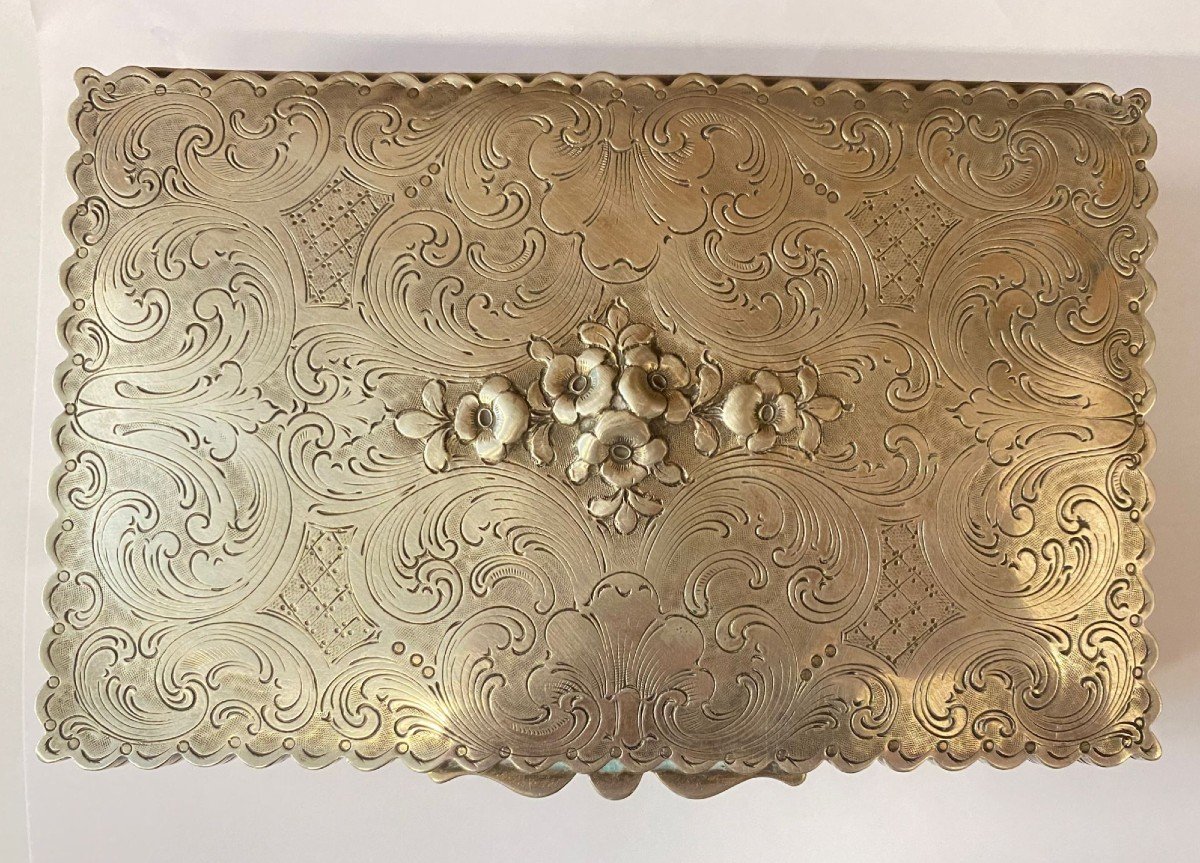 Cigar Holder In Silver-photo-3