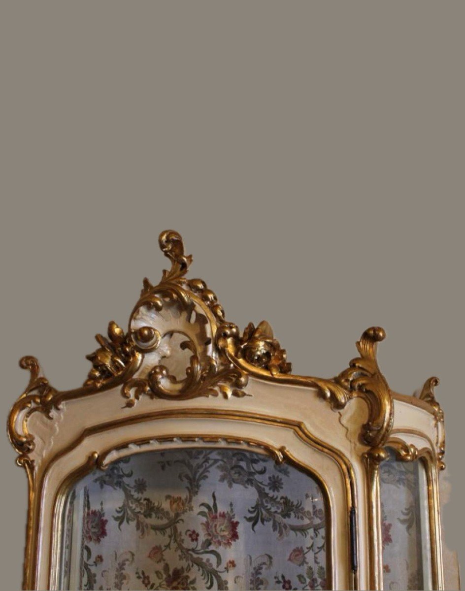 Grand Salon Louis XV En Laque Et Or 14 Pièces-photo-1