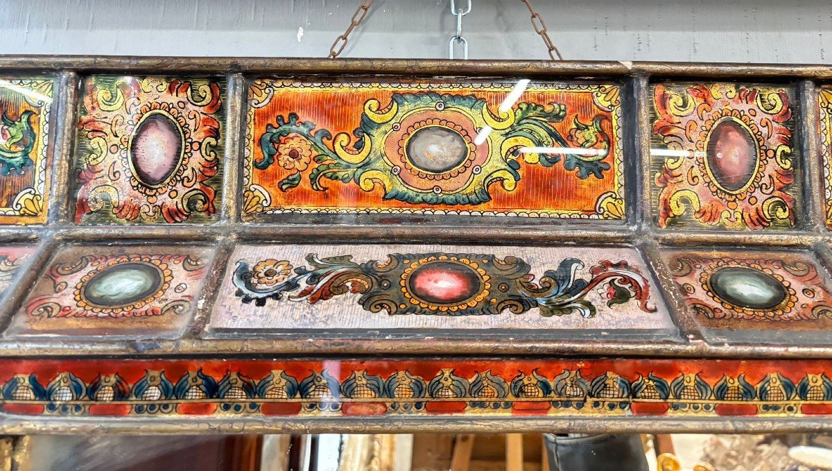 Miroir Avec Peinture Sur Verre-photo-2