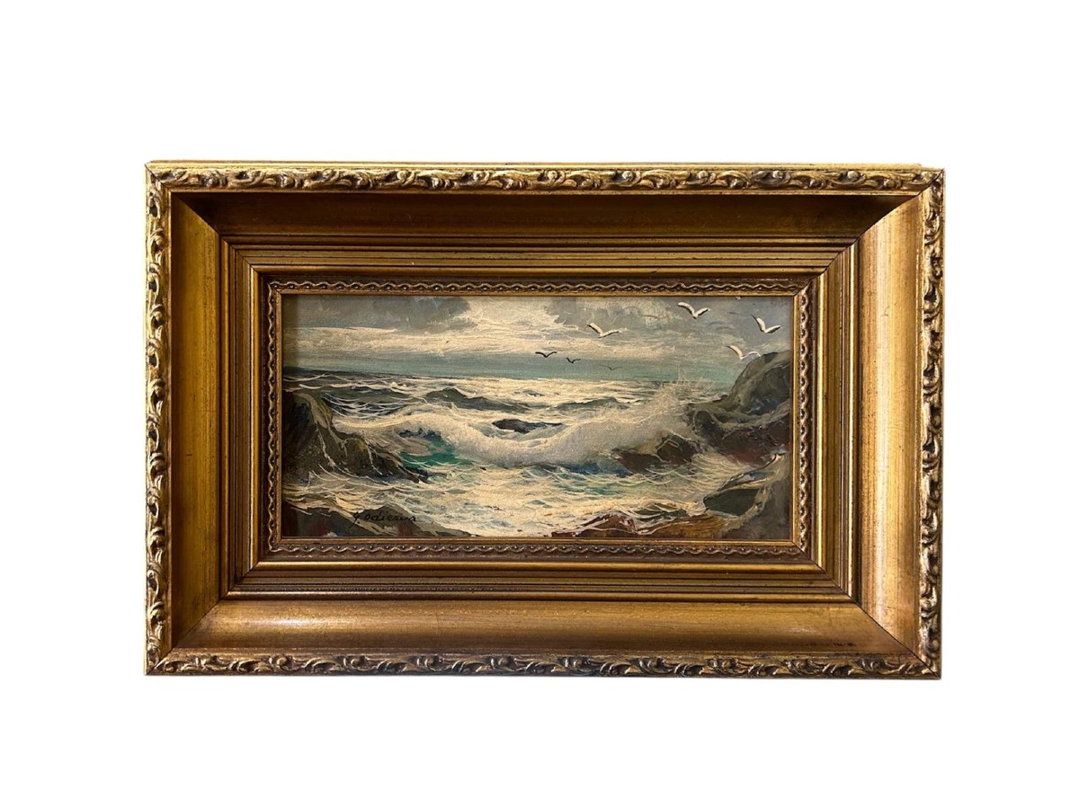 Guido Odierna (Capri 1913- Capri 1991), paysage marine.
