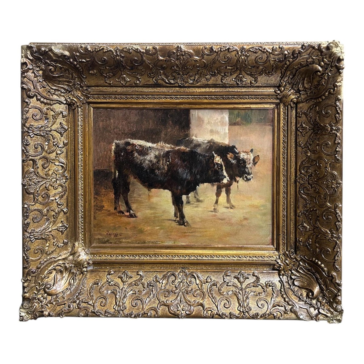 Giuseppe Palizzi (Lanciano, 19 mars 1812 – Paris, 1er janvier 1888), Les vaches.