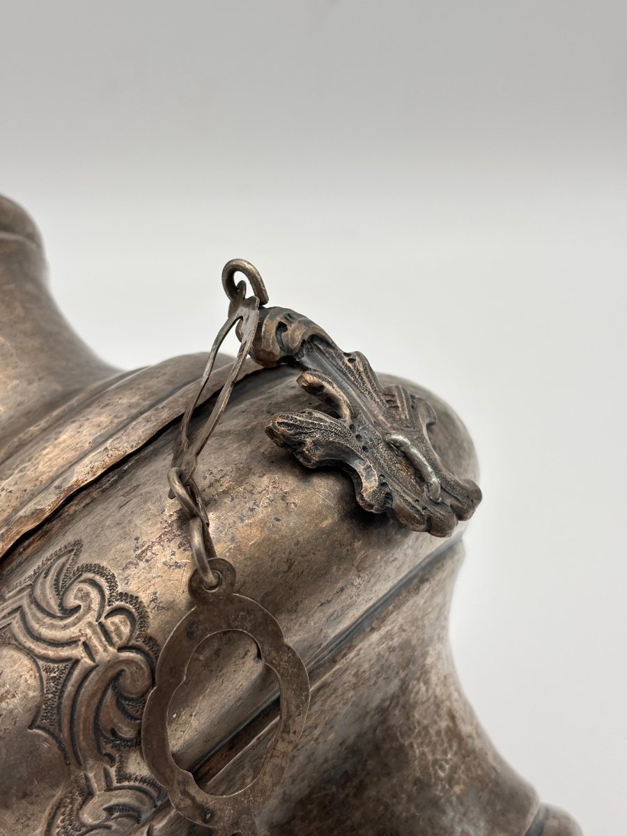  Pair Of Silver Votive Lamps  Palermo, 18th Century-photo-6
