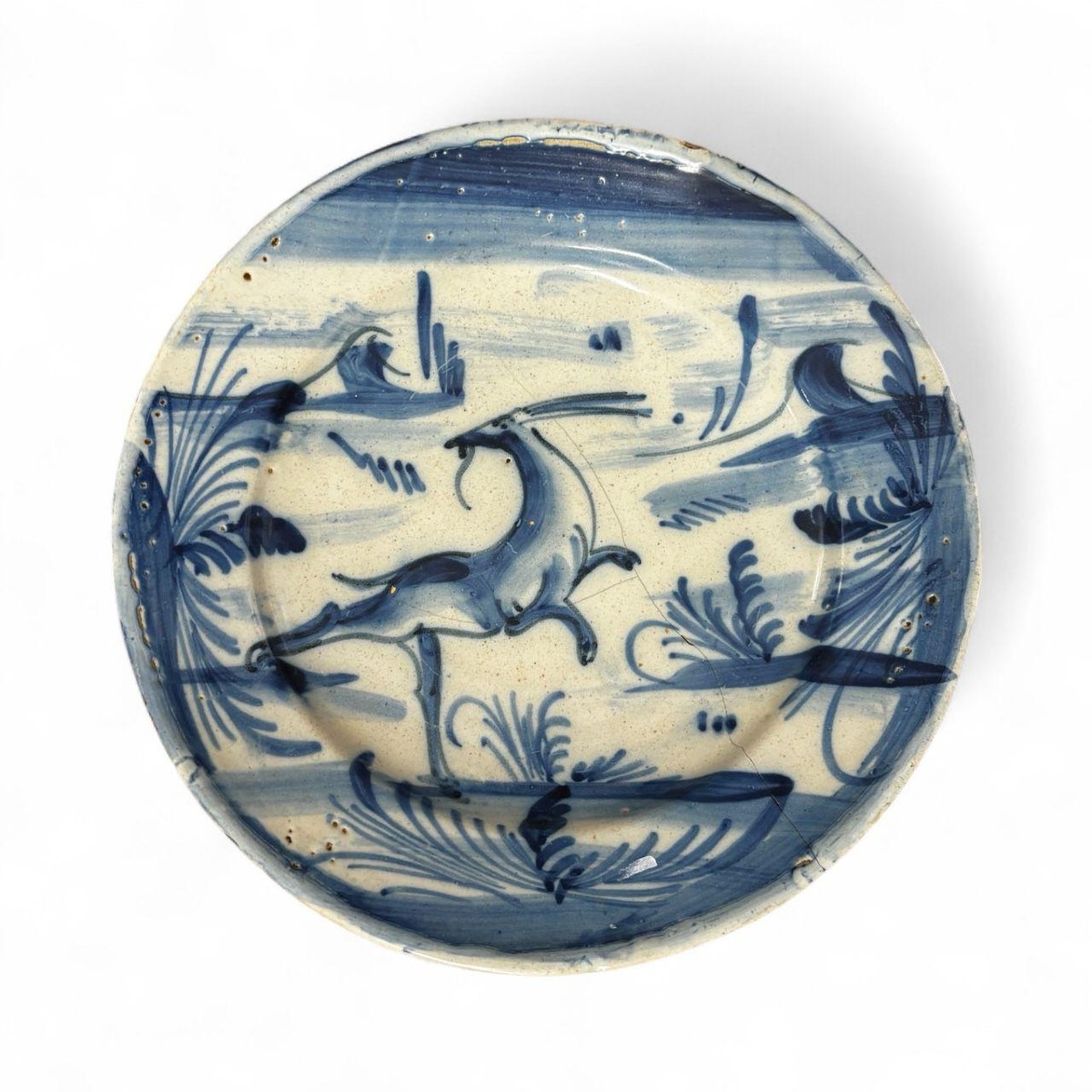 Majolica Plate, Savona 17th Century