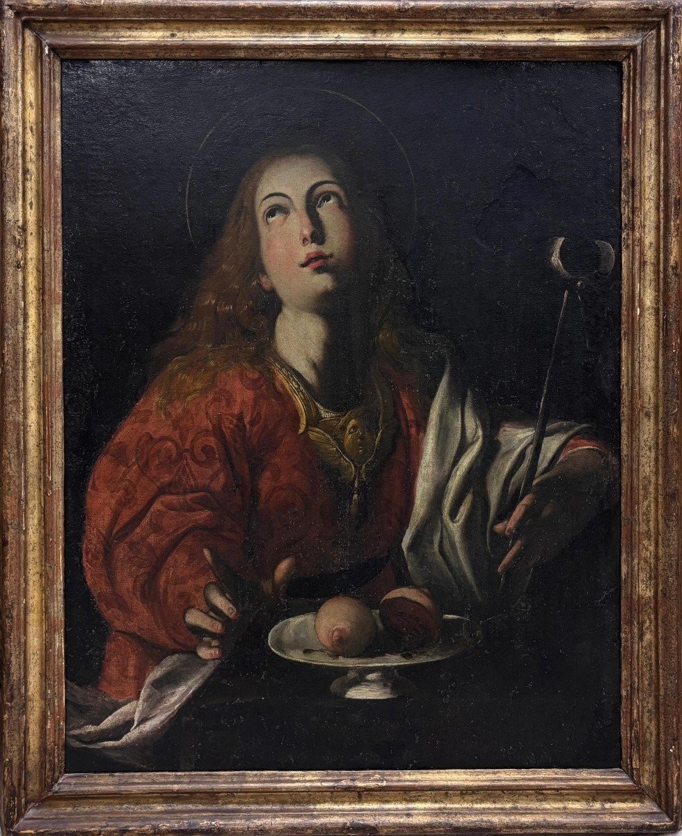 Martyre De Sainte Agathe,  Giovanni Bernardo Azzolino (Napoli 1572 – Palermo 1645)