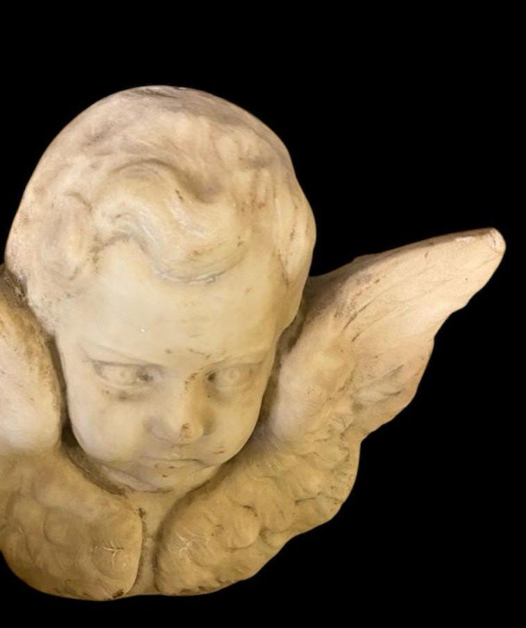 4 Baroque Marble Sculptures -photo-3