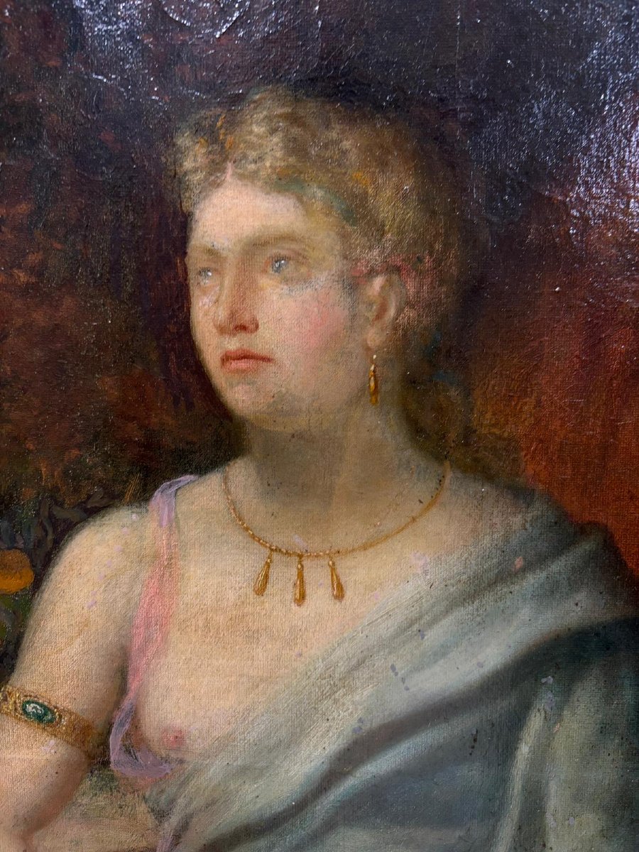 Allégorie de la musique – L. Pradard, XIXe siècle-photo-3