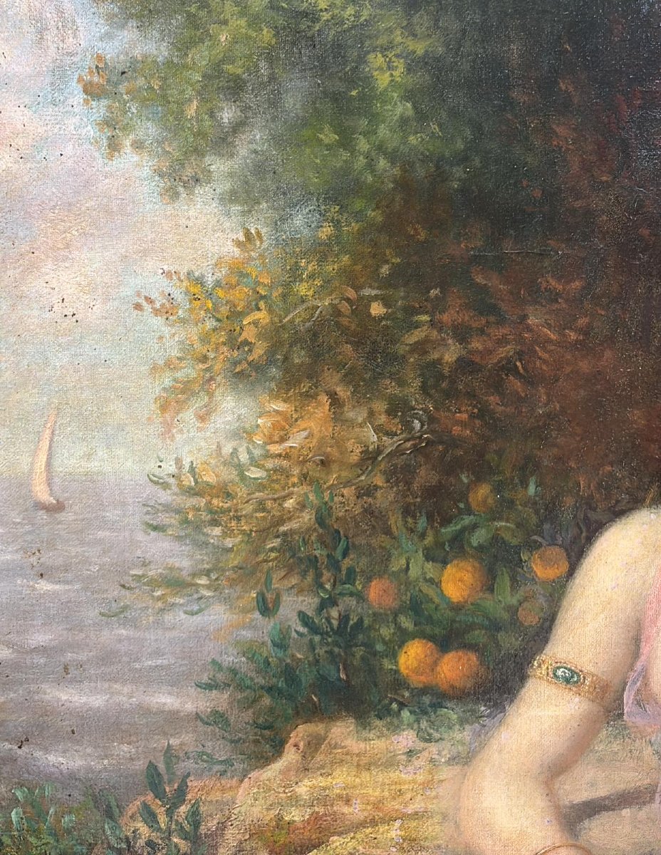 Allégorie de la musique – L. Pradard, XIXe siècle-photo-4