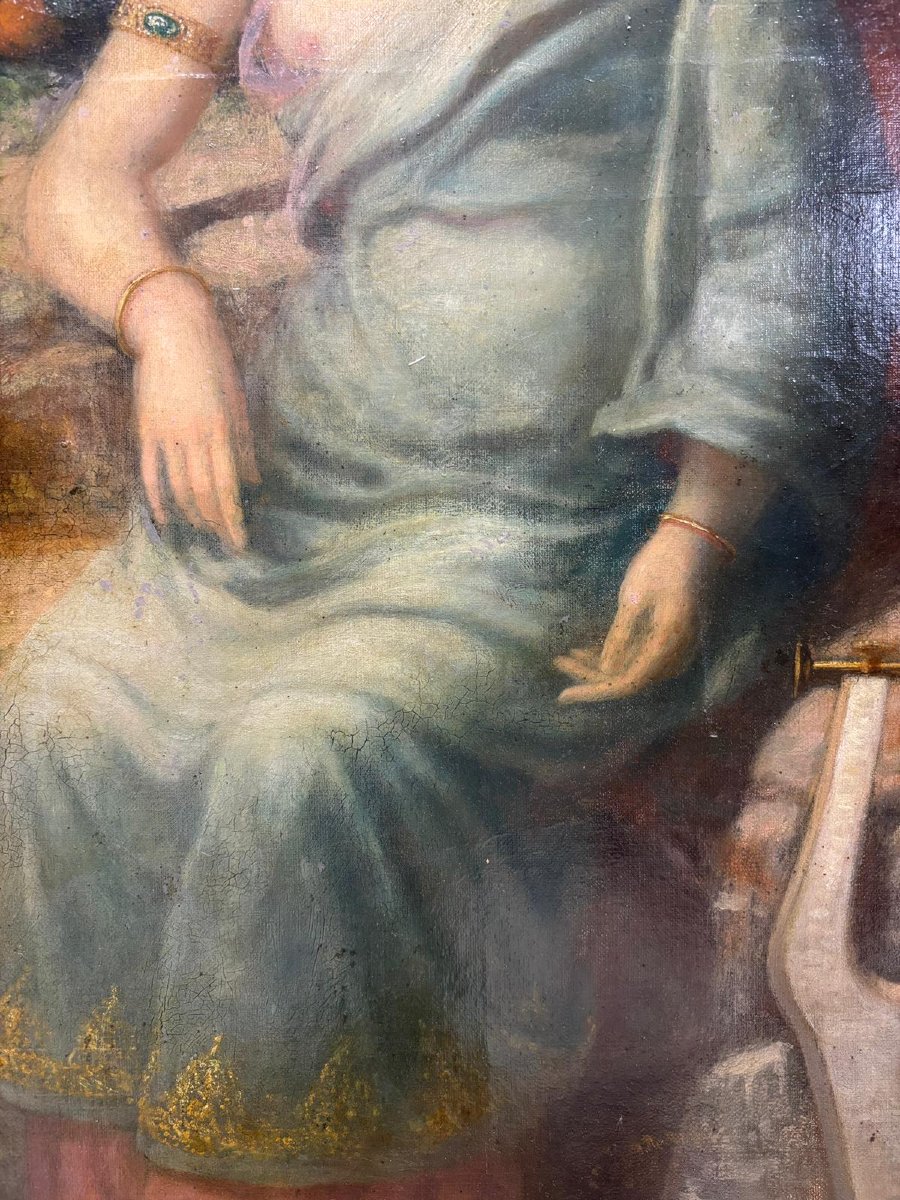 Allégorie de la musique – L. Pradard, XIXe siècle-photo-6