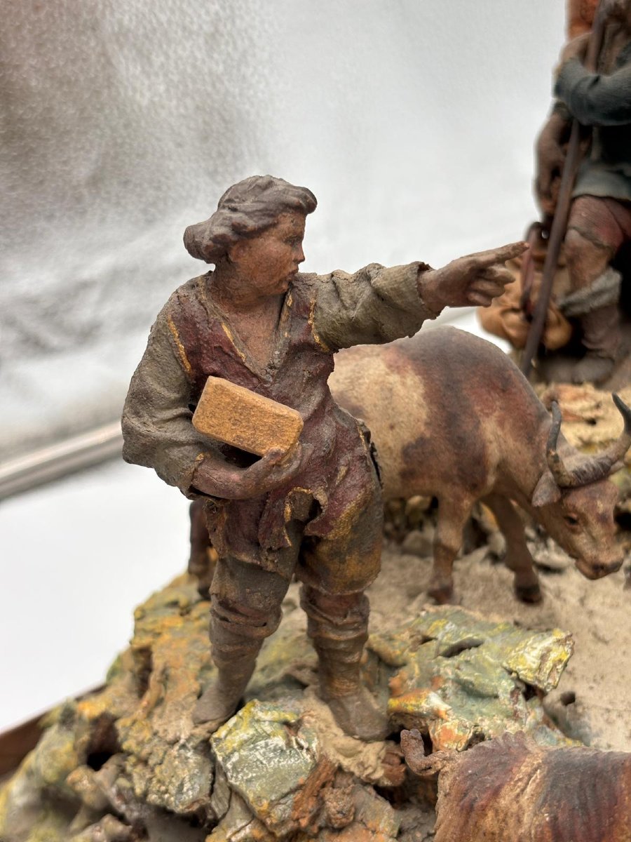 Importante crèche sicilienne à 24 personnages, par Giovanni Antonio Matera (fin du XVIIe siècle-photo-5