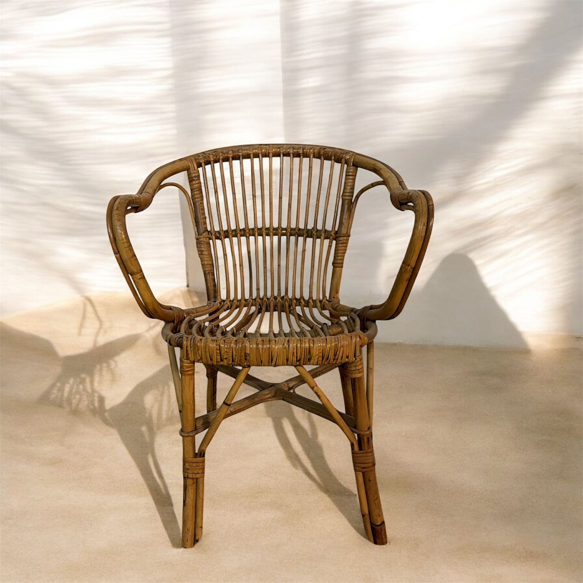 Set Of 4 M753 Garden Armchairs By Gervasoni Udine, Italy, 1930s-photo-1