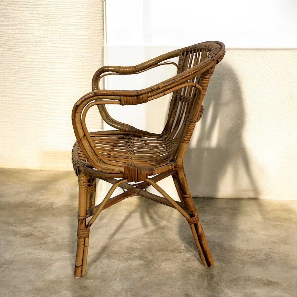 Set Of 4 M753 Garden Armchairs By Gervasoni Udine, Italy, 1930s-photo-4