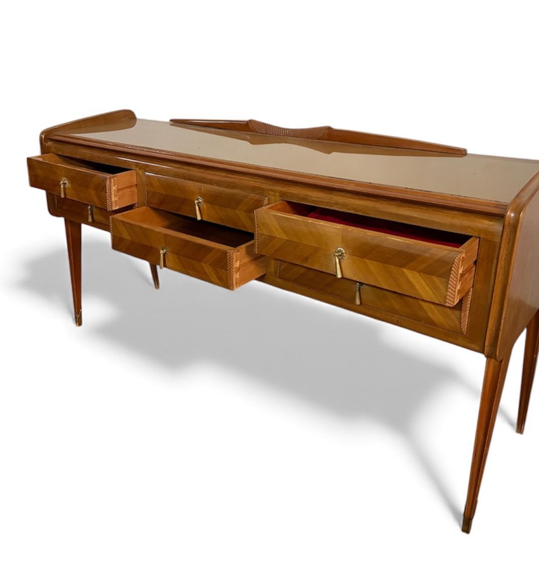 Console italienne élégante dans le style de Paolo Buffa, années 1950-photo-2