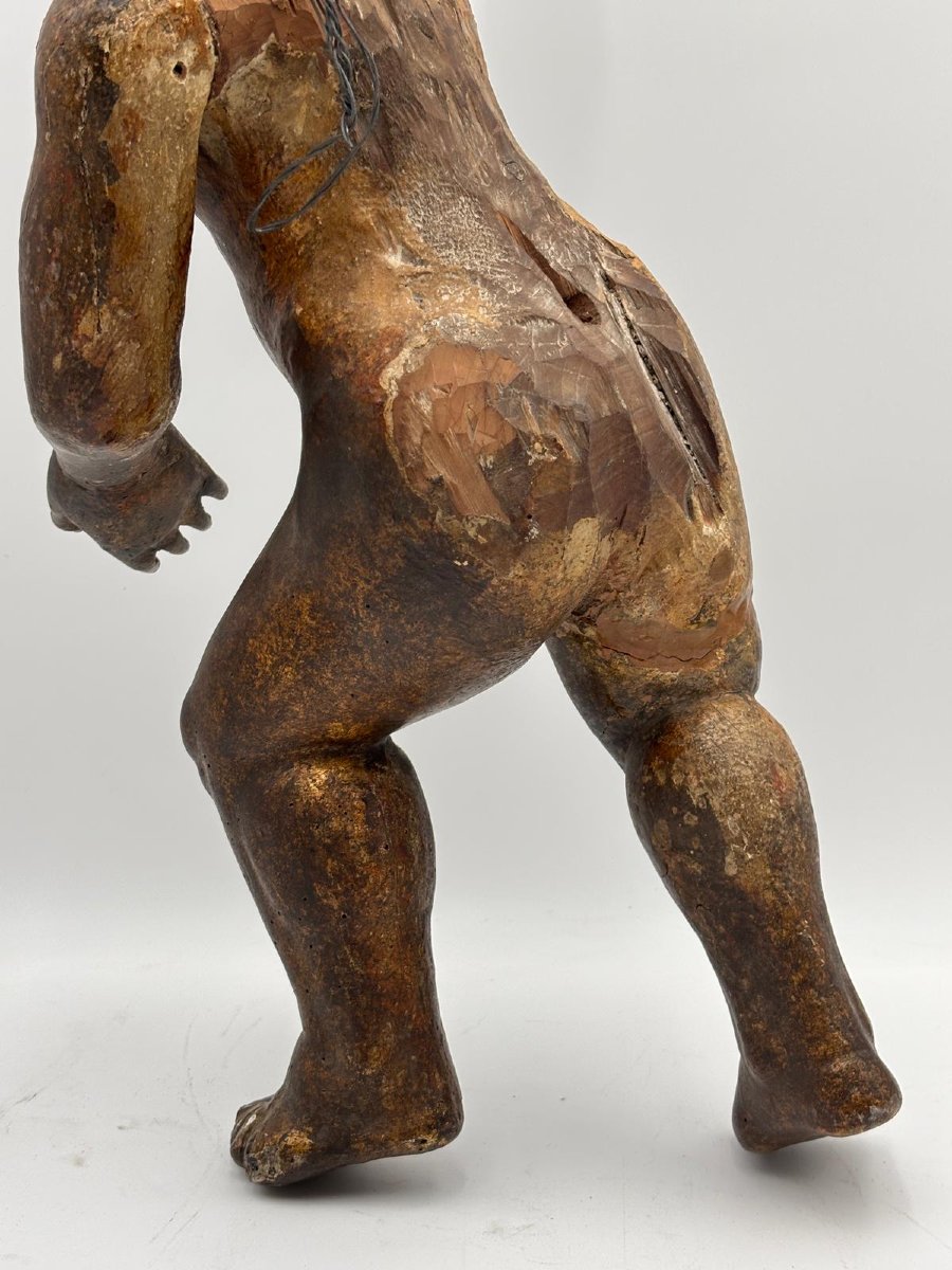 Chérubin en bois doré – Italie, XVIIIe siècle-photo-3