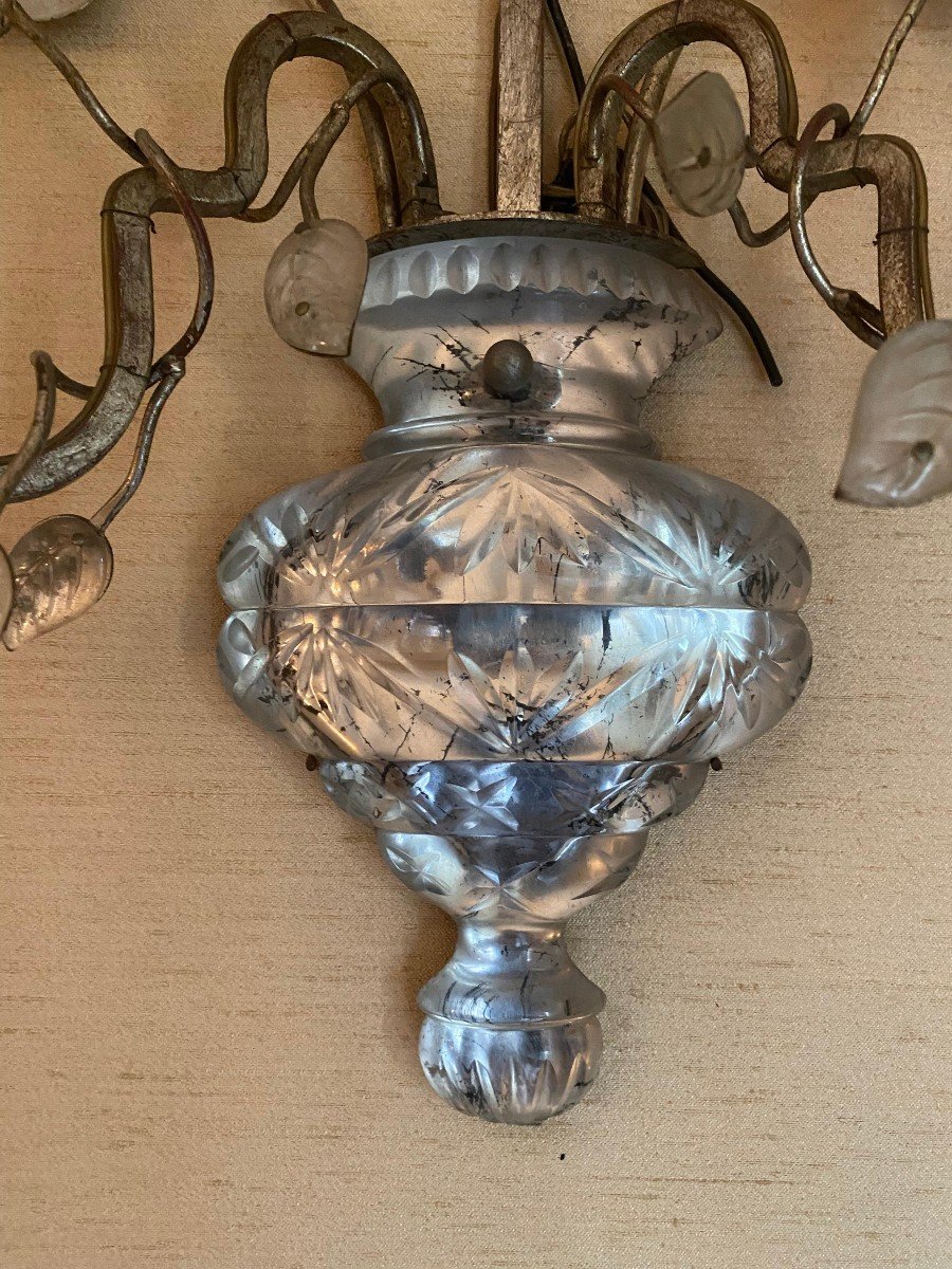 Large Louis XV Style 3-light Sconce-photo-2