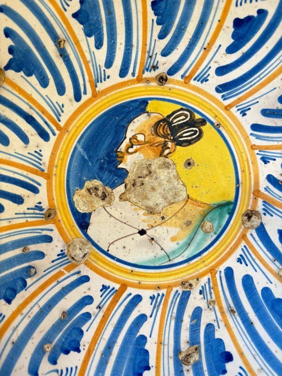Plate In Montelupo Majolica-photo-3