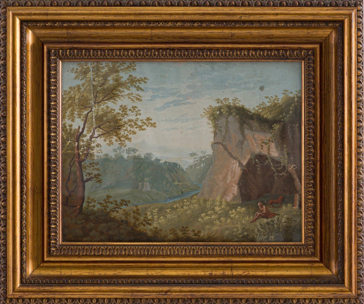  Jean Pillèmement (1728-1808) Attribué , 4 Tempera Sur Papier-photo-4