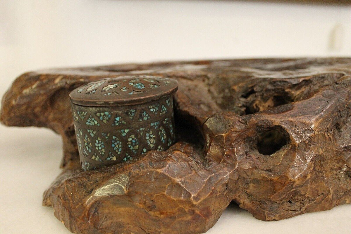 Groupe Sculptural éléphant Et Tigres  -okimono-photo-2