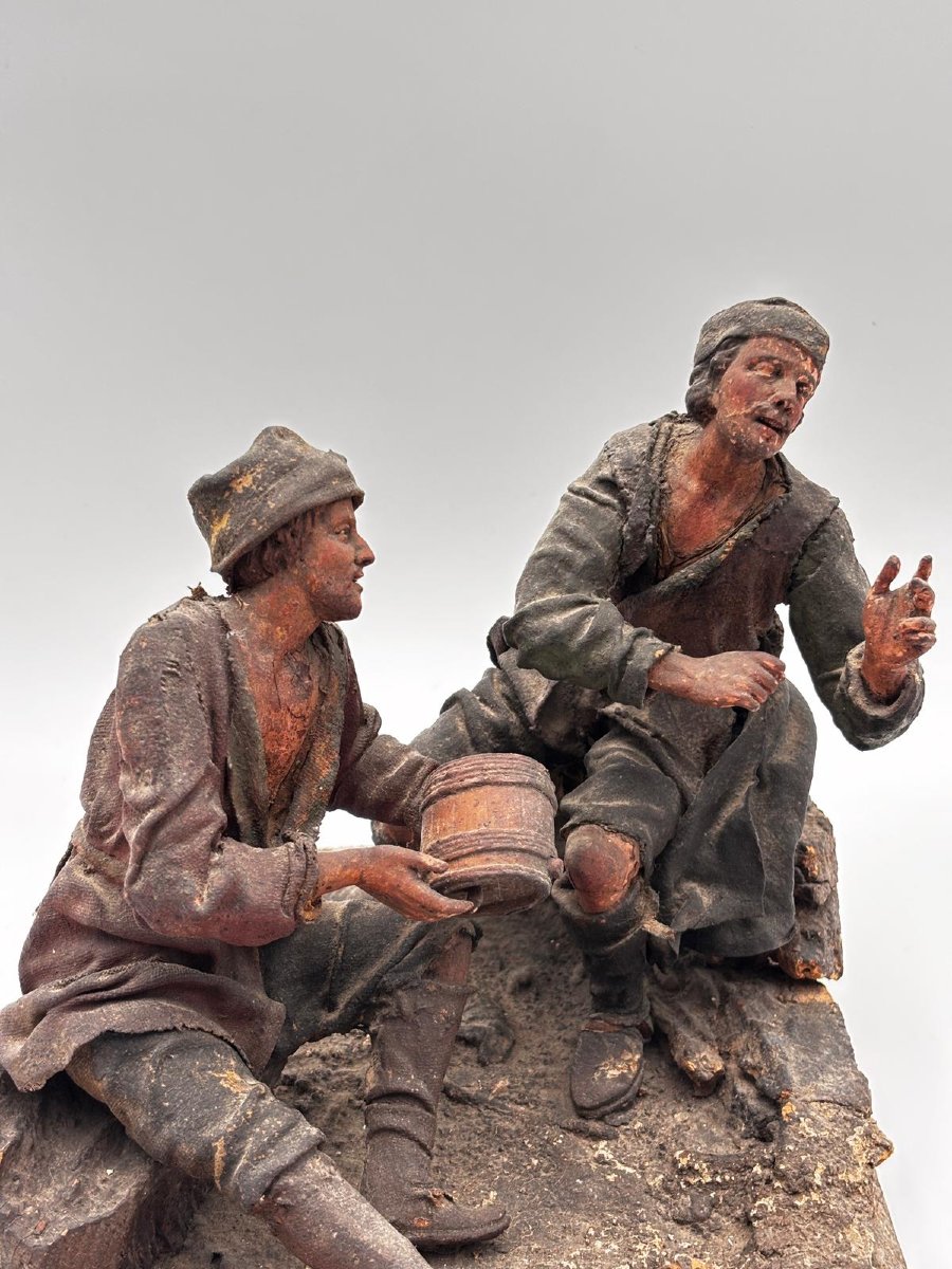 Groupe sculptural de Giovanni Antonio Matera (Trapani 1653, Palerme 1718).-photo-3