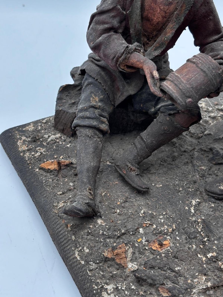 Groupe sculptural de Giovanni Antonio Matera (Trapani 1653, Palerme 1718).-photo-1