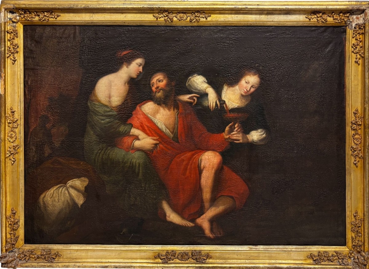 Genoese School Of The 17th Century – Domenico Fiasella Known As “il Sarzana” (1589-1669), Circl