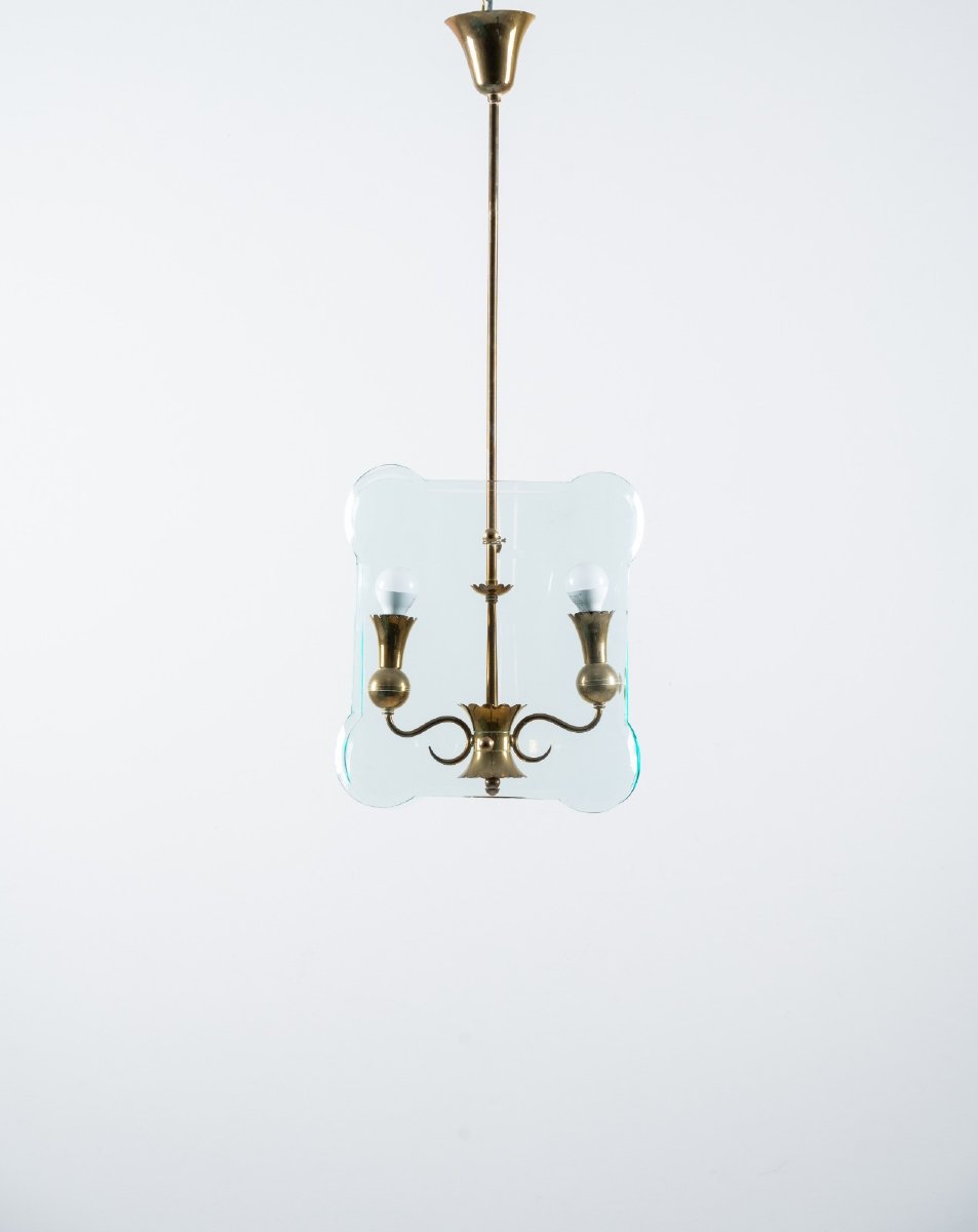 Pietro Chiesa Pendant Lamp, 1940s.-photo-2