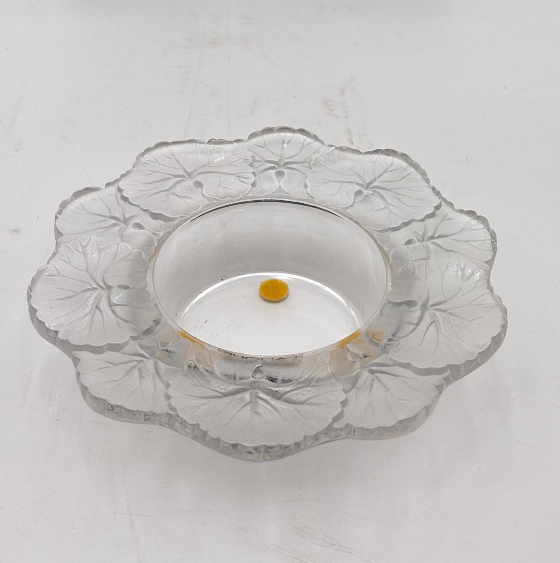 Coupe « Honfleur » en cristal artistique Lalique