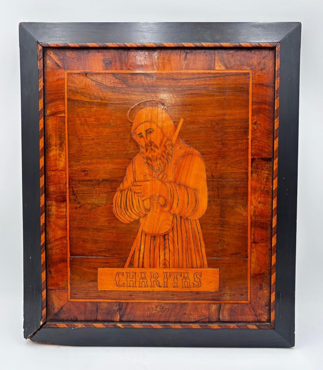 Marqueterie de bois – San Francesco di Paola – Italie du Sud – XIXe siècle
