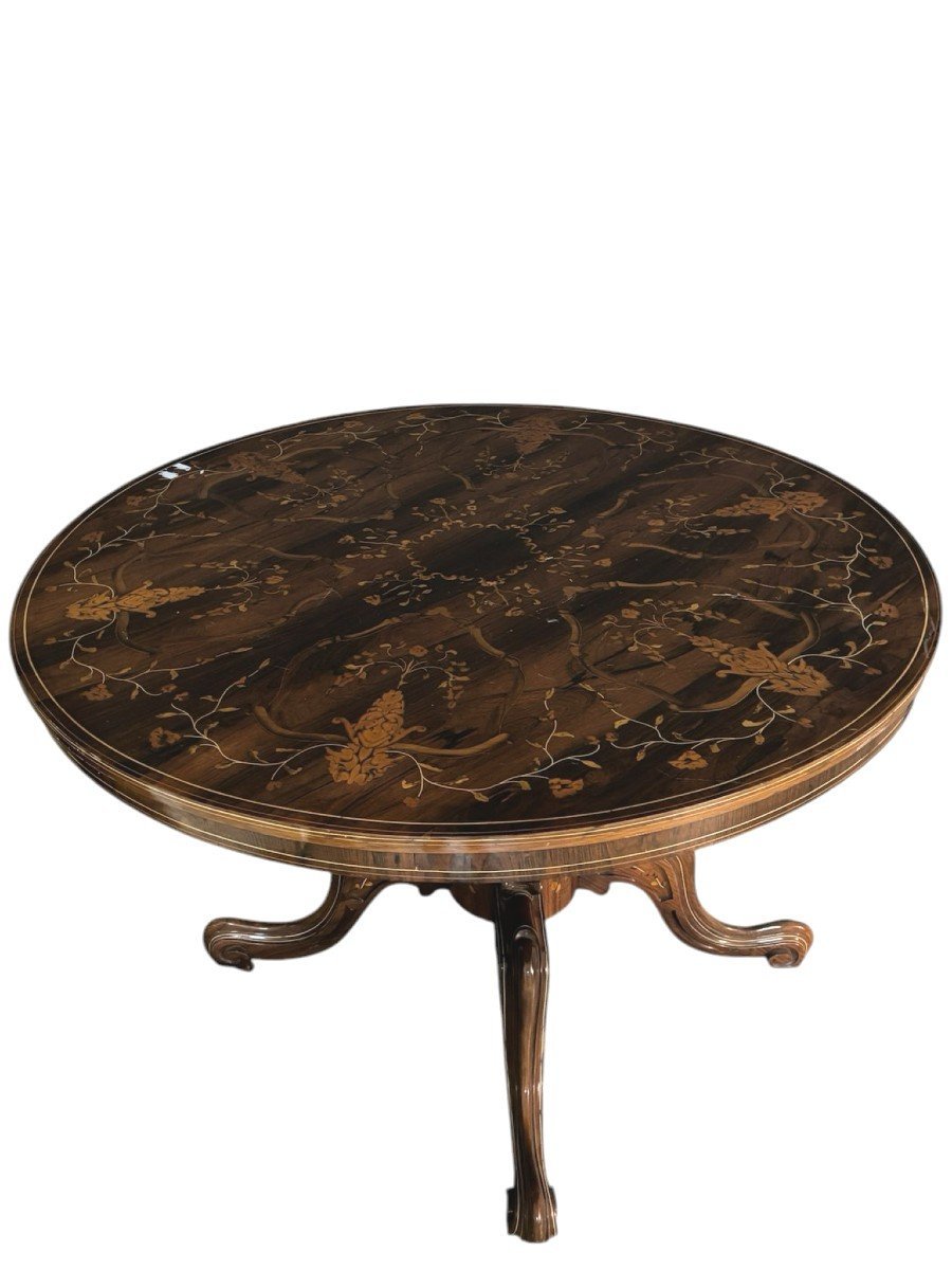 Dutch Table, First Half Of The 1800s.-photo-2