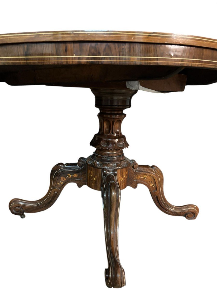 Dutch Table, First Half Of The 1800s.-photo-3