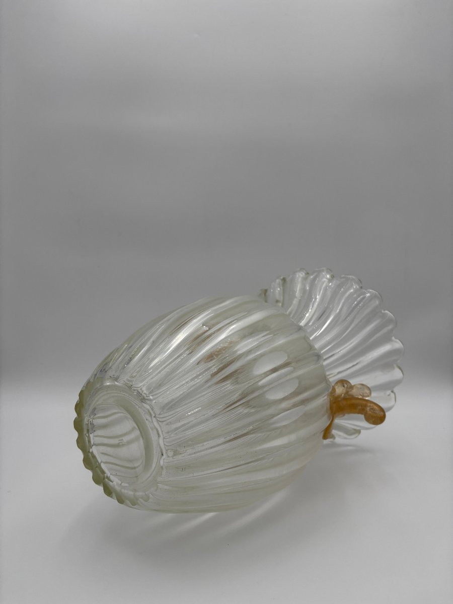 Elegant Murano Glass Vase -photo-2