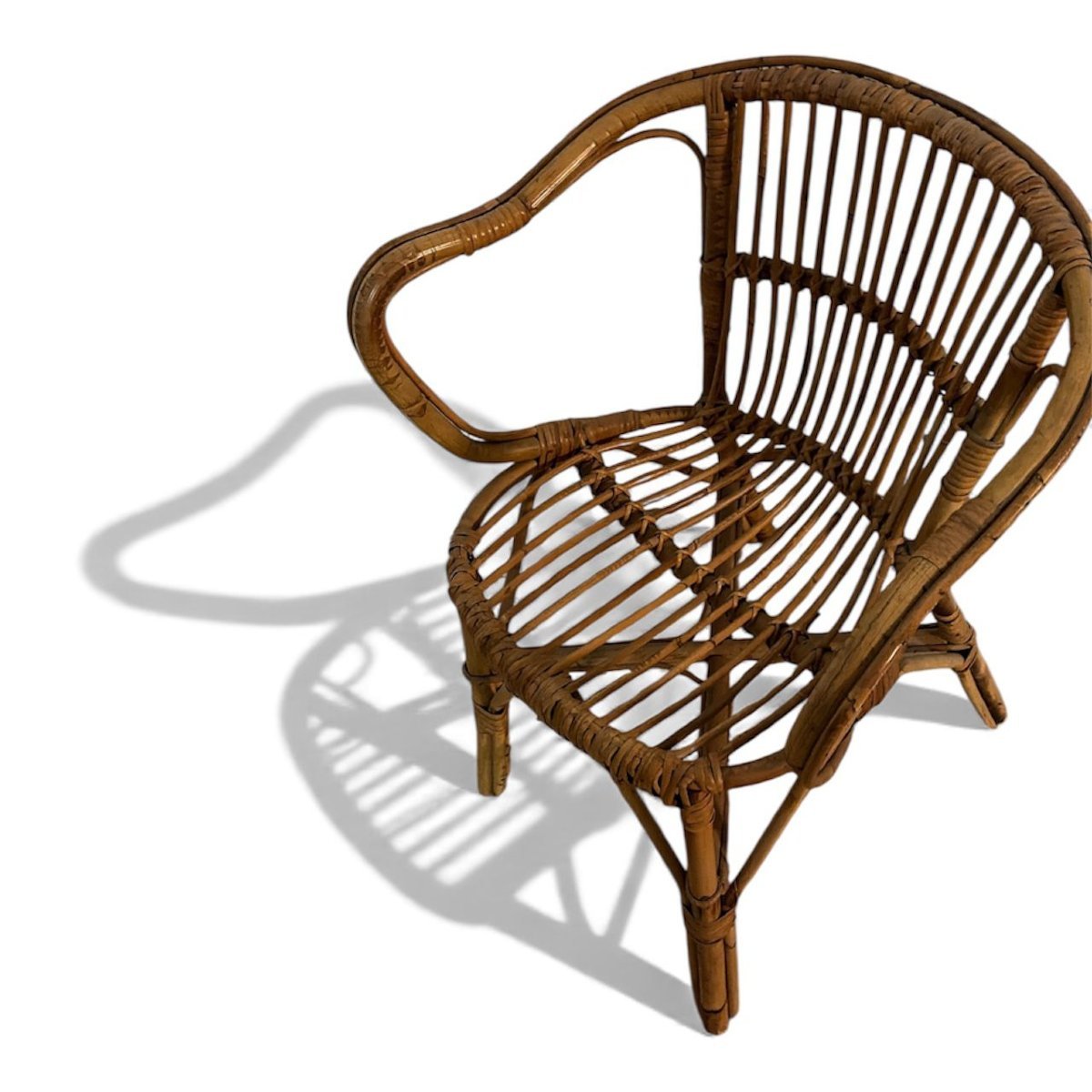 Ensemble de 4 fauteuils de jardin M753 de Gervasoni, Udine, Italie, années 1930-photo-3
