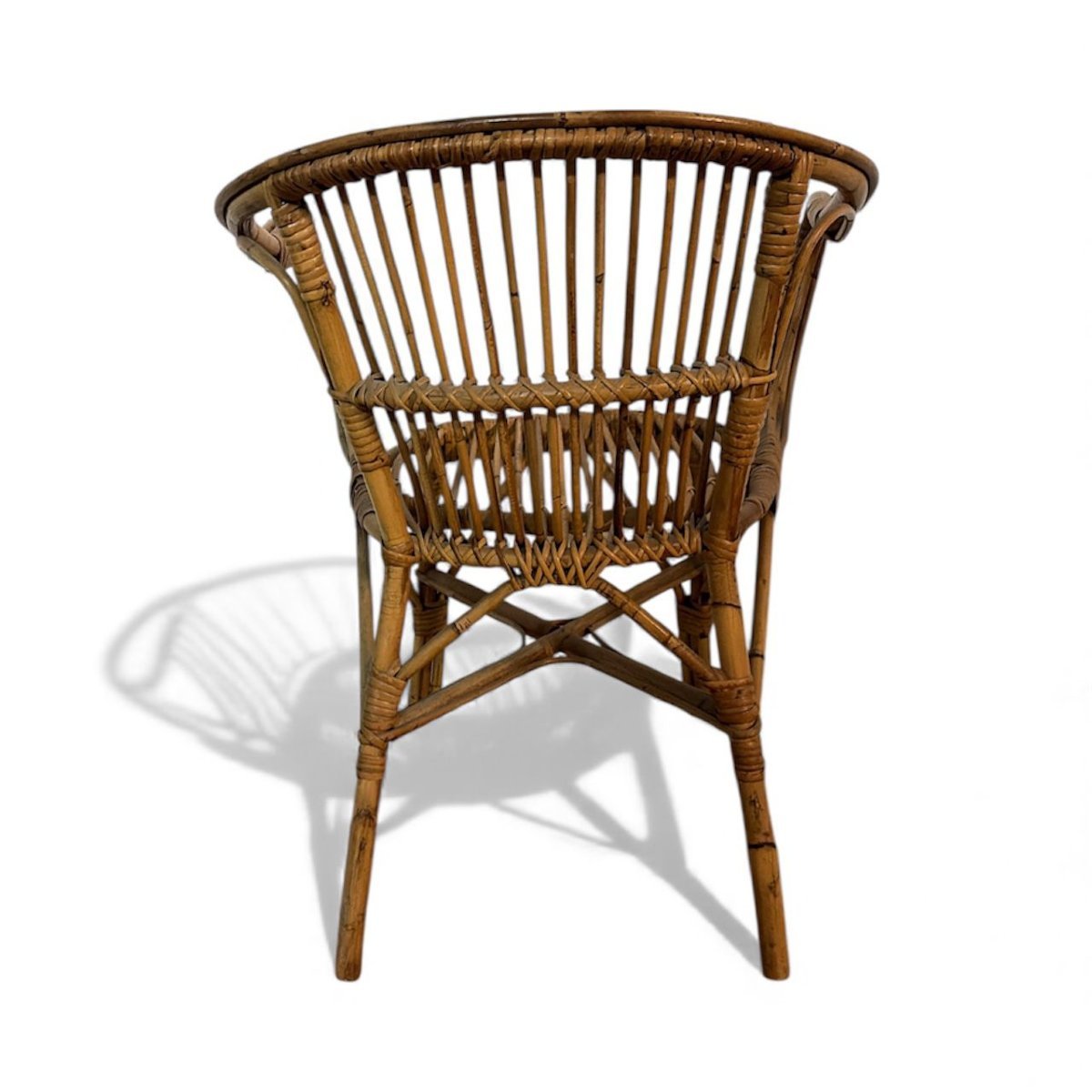 Ensemble de 4 fauteuils de jardin M753 de Gervasoni, Udine, Italie, années 1930-photo-4