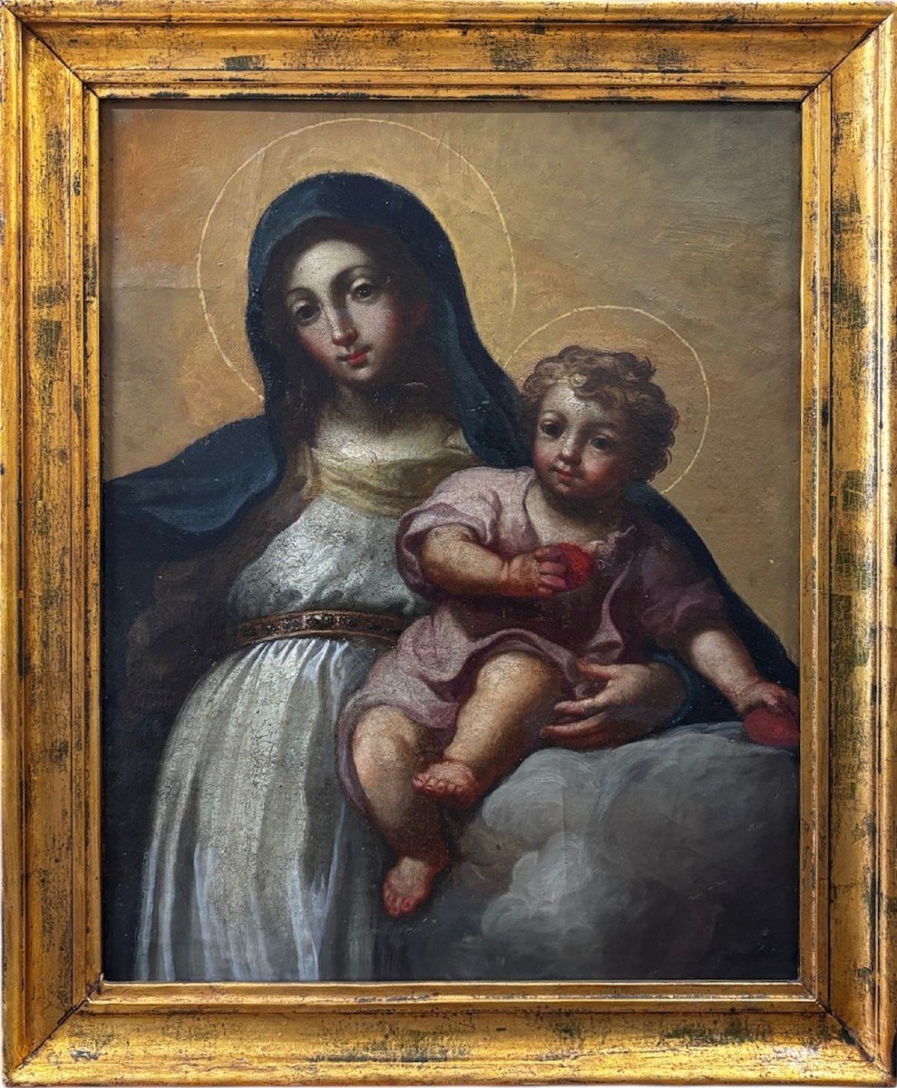 Vierge à l'Enfant, conçue par Antonio Manno (Palerme, 1739-1810).