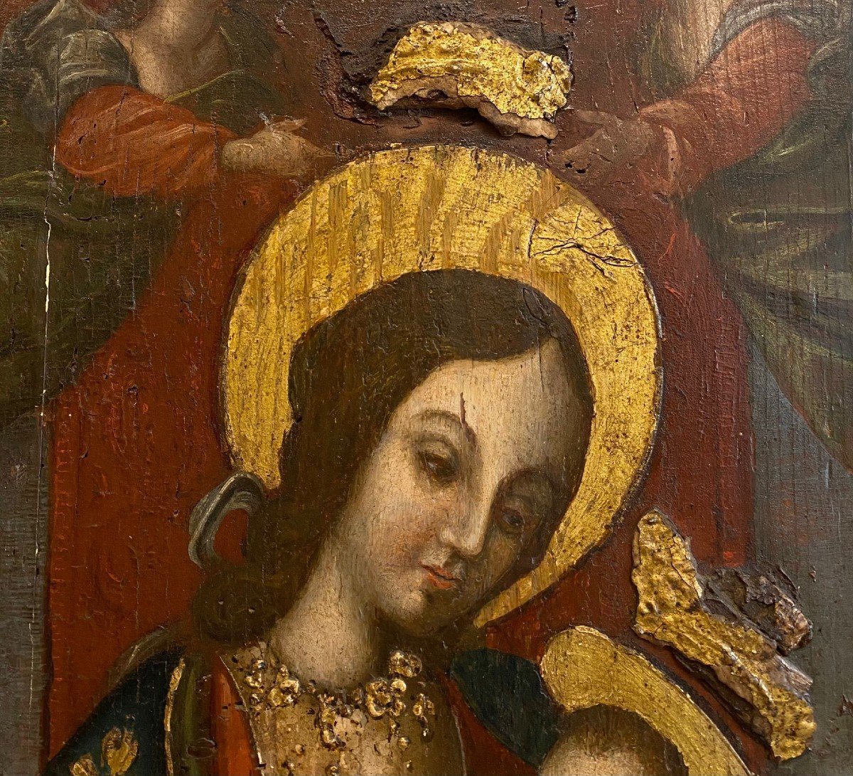 Madonna Of Custonaci, 17th Century-photo-3