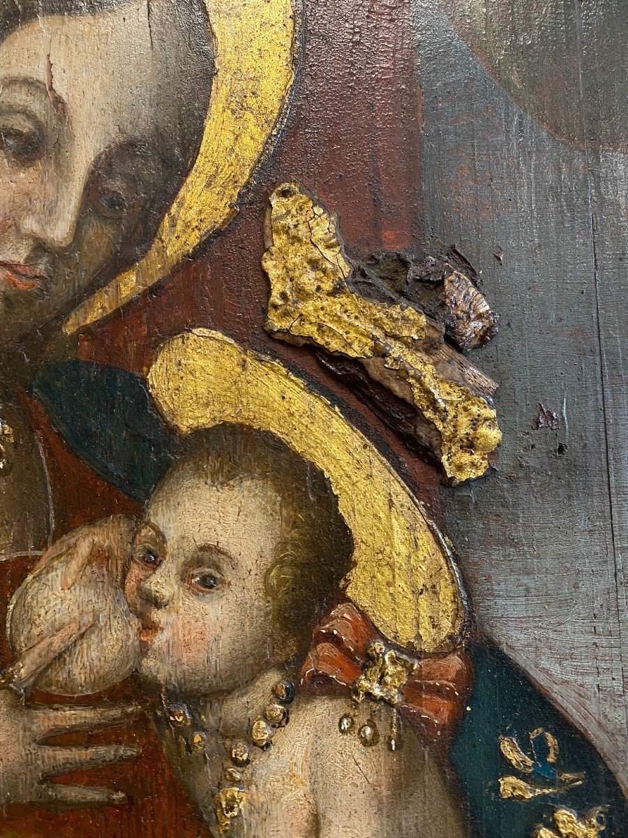 Madonna Of Custonaci, 17th Century-photo-4