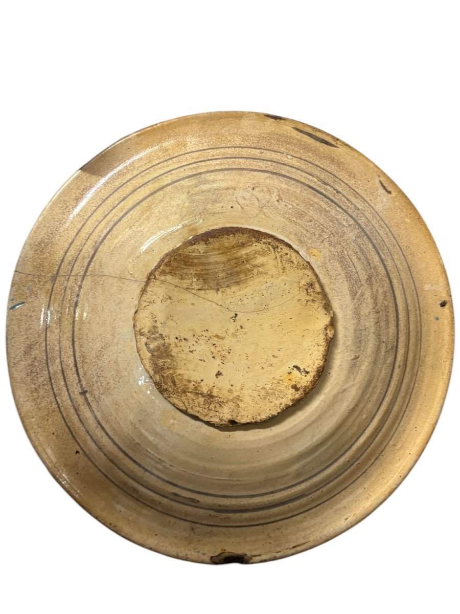 Large Italian Majolica Plate From Montelupo, 17th Century (circa 1620–1640)-photo-4