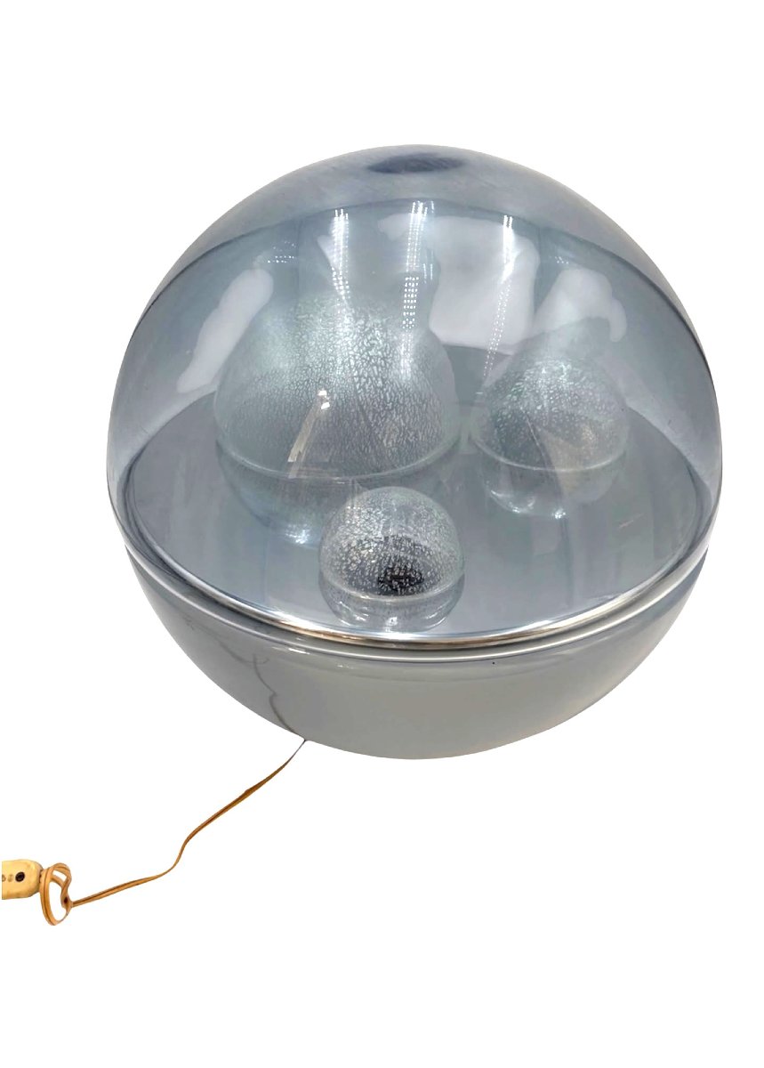 "space Age" Table Lamp, Model Lt327, Designed By Carlo Nason
