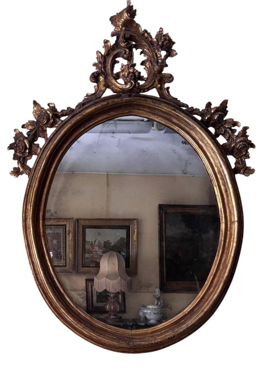 Miroir De Style Louis XV, Sicile Seconde Moitié Du XVIIIe Siècle