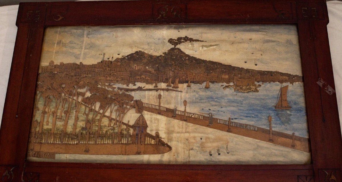 Collage On Paper, Capizzelo, Early 20th Century