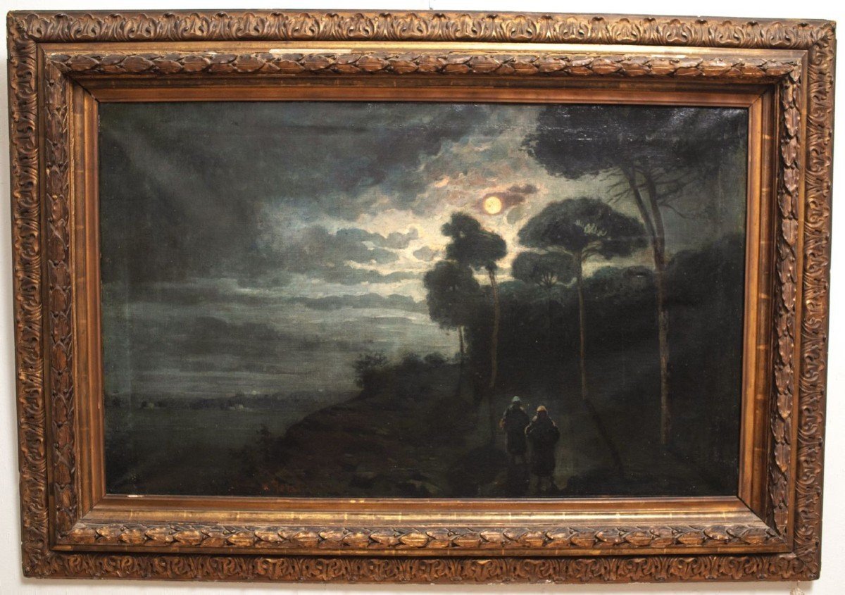 Oil On Canvas  A. Ferri 