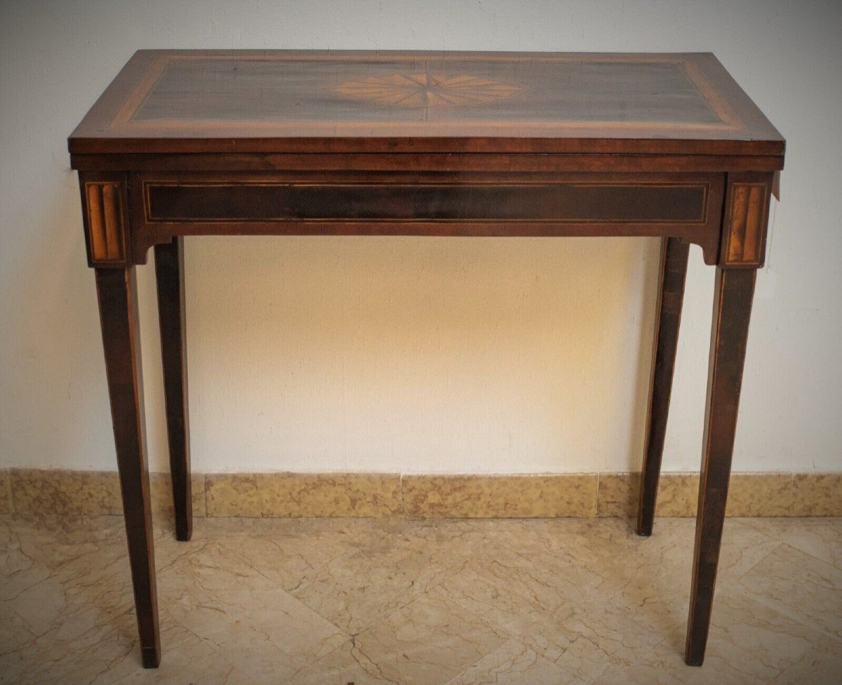 Table De Jeu Luigi XVI