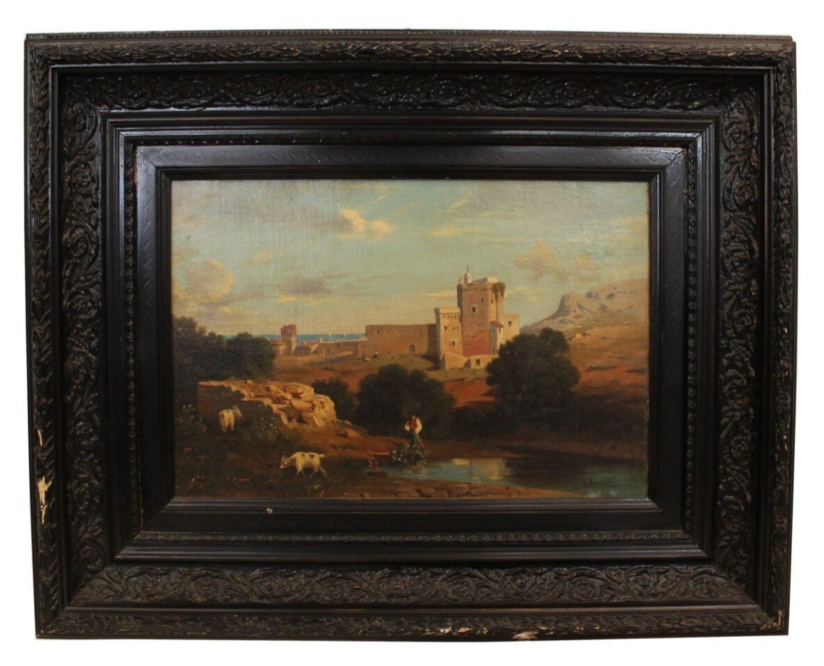 « Paysage méditerranéen », F. Alfred Bonnet.