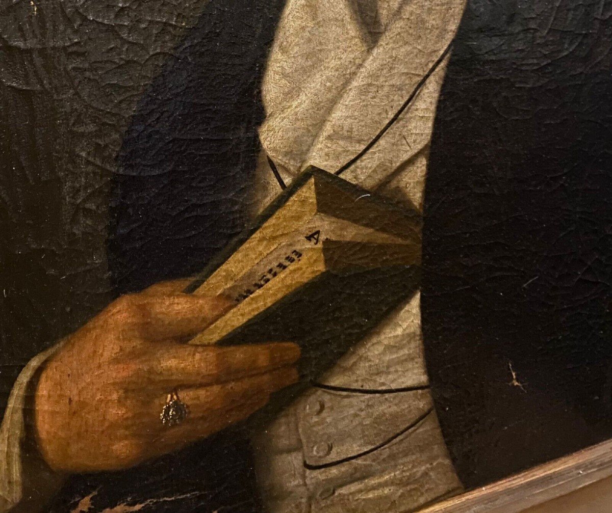 Portrait Of A Gentleman, Attributed To Tommaso Riolo (1772–1837), Palermo. -photo-2